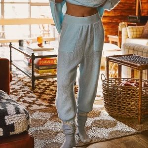 Free People! Blue C.O.Z.Y Pants NWT!